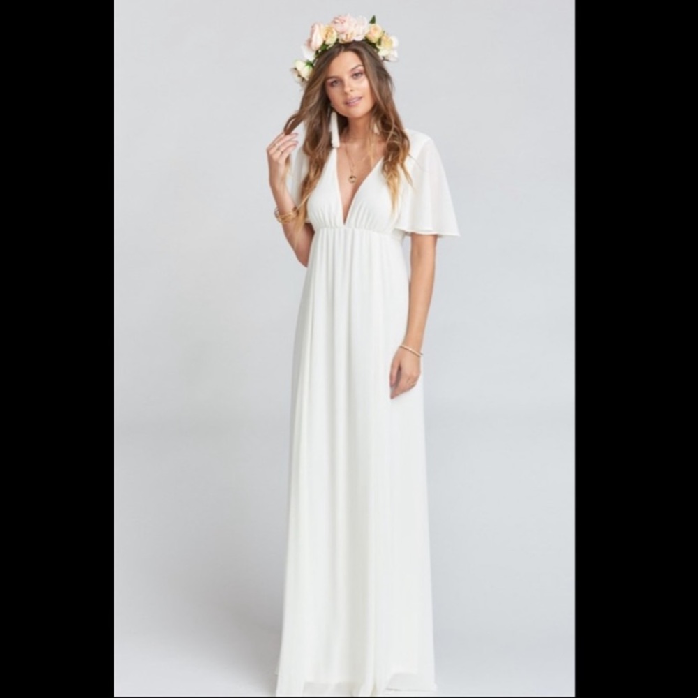 Perfect Show Me Your MuMu Faye Flutter Dress M